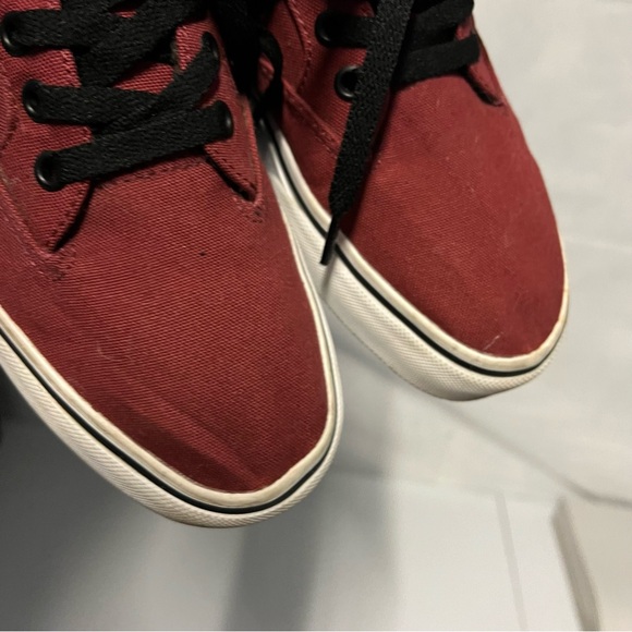 Vans Winston Oxblood unisex low top sneakers burgundy and white sole 7.5 - Picture 11 of 11